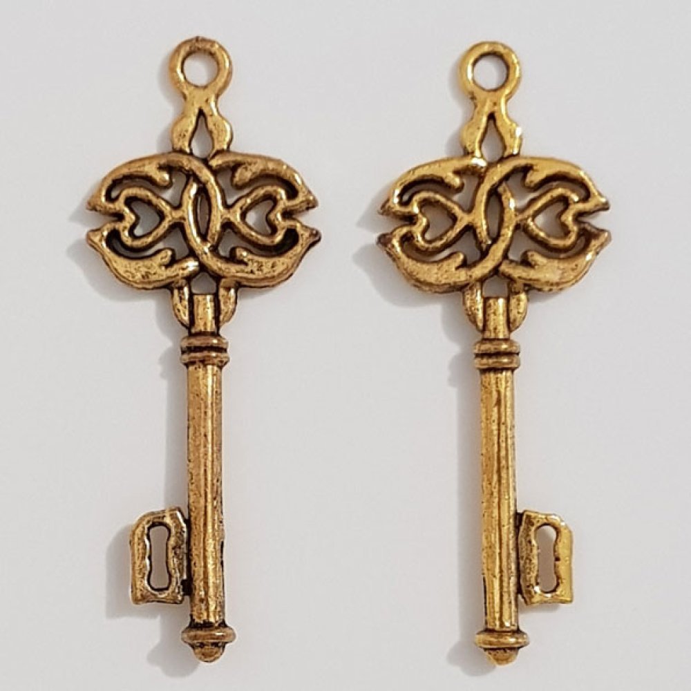 Chave Charm N°30 Ouro