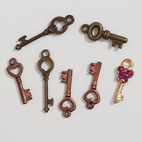 Key Charm N&deg;37 lote de 7 pe&ccedil;as