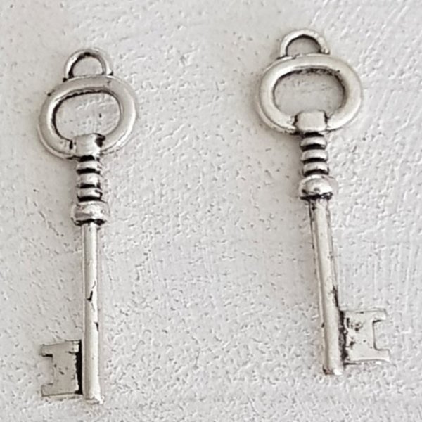 Breloque Clef N&deg;40 Argent