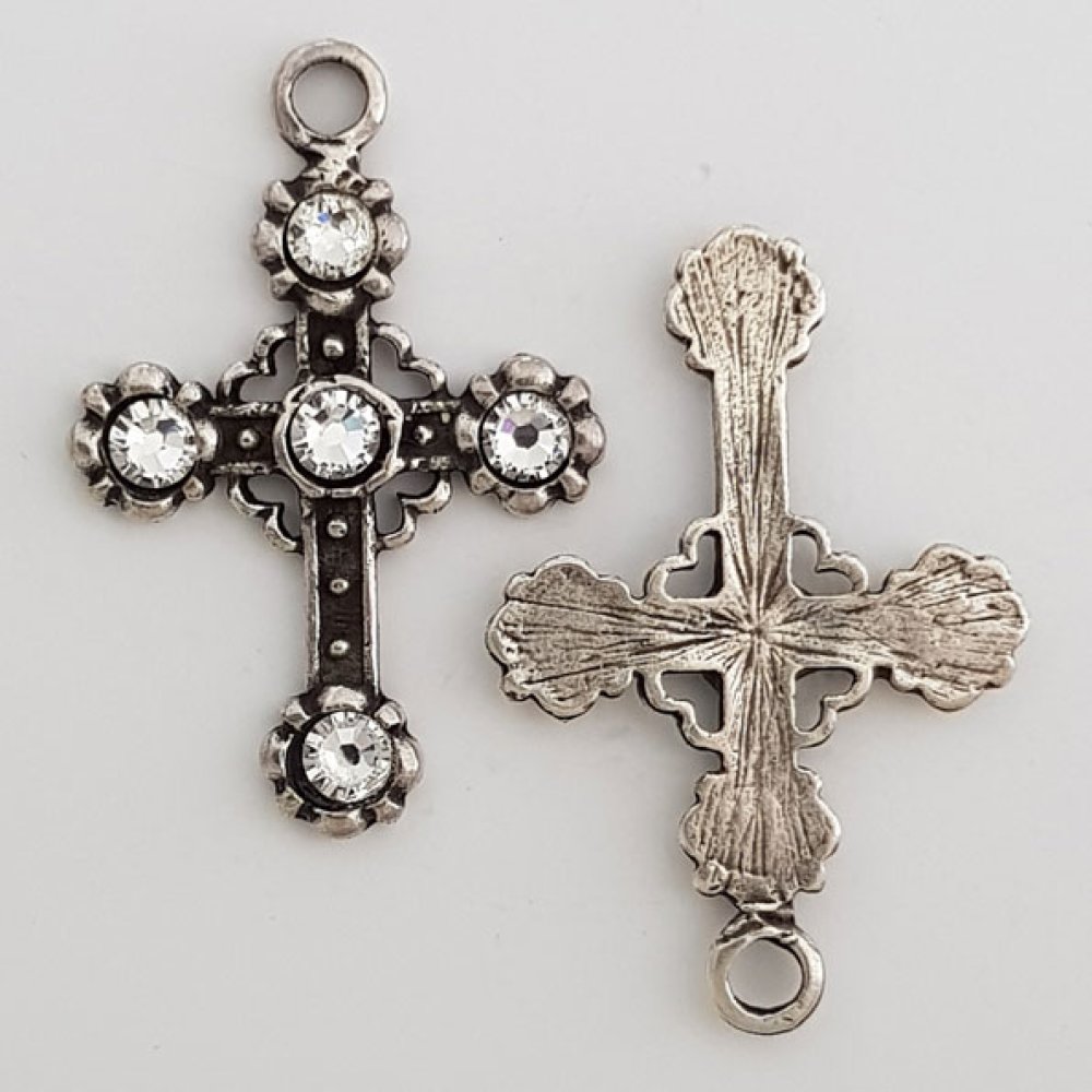Charm Cross N°04 Prata
