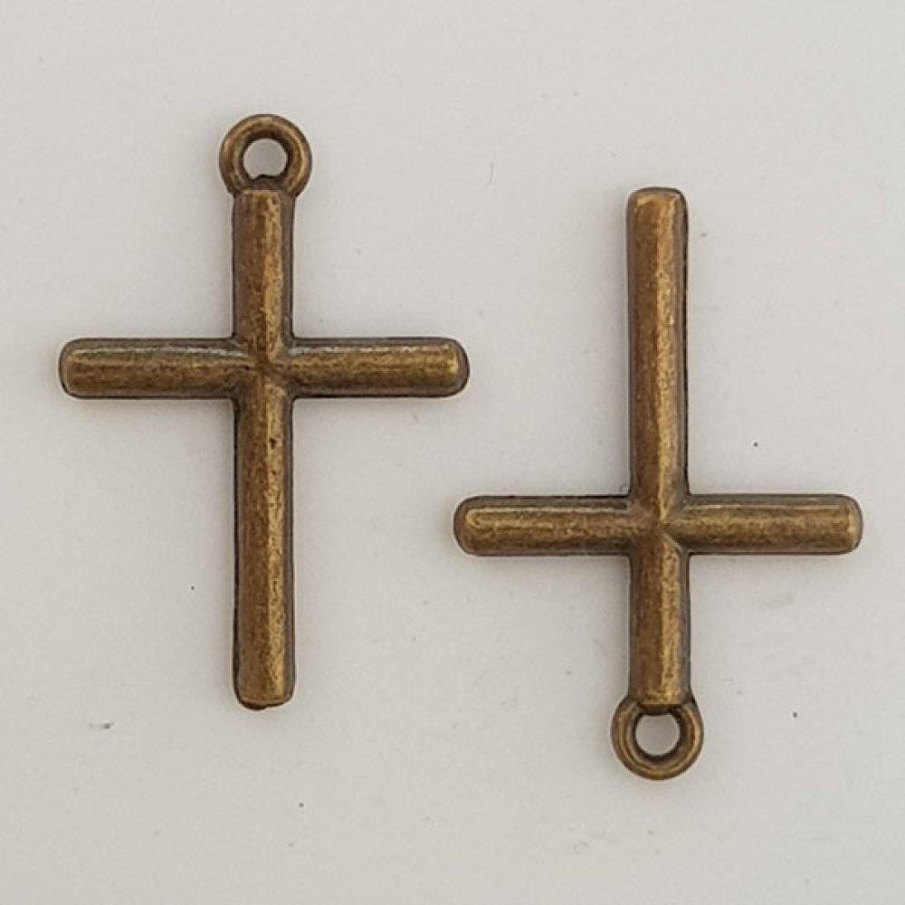Pendente Cruz N°05 Bronze