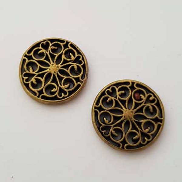 Charm Diversos N&deg;013 Bronze Redondo