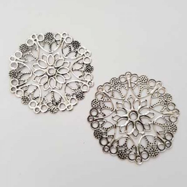 Charm Diversos N&deg;023 Prata Redondo