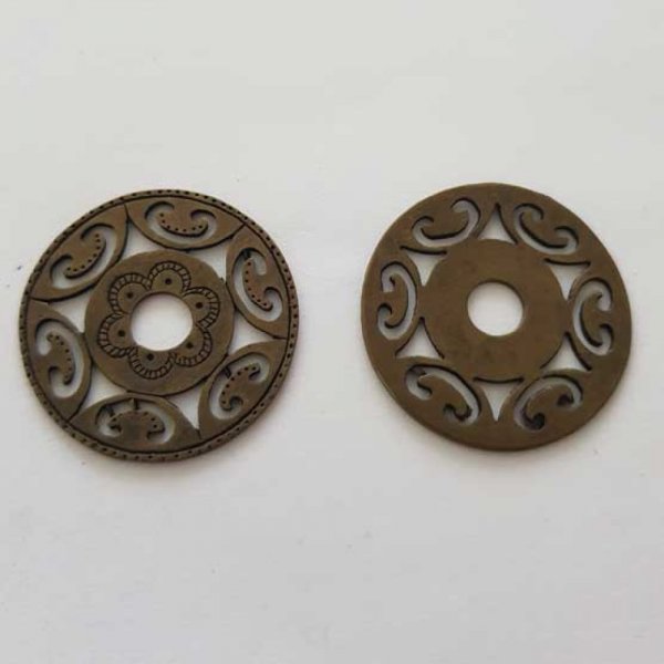 Breloque Divers N&deg;060 Rondelle Cuivre