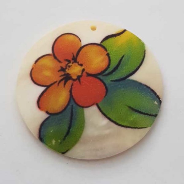 Breloque Divers N&deg;089-02 Pendentif Rond