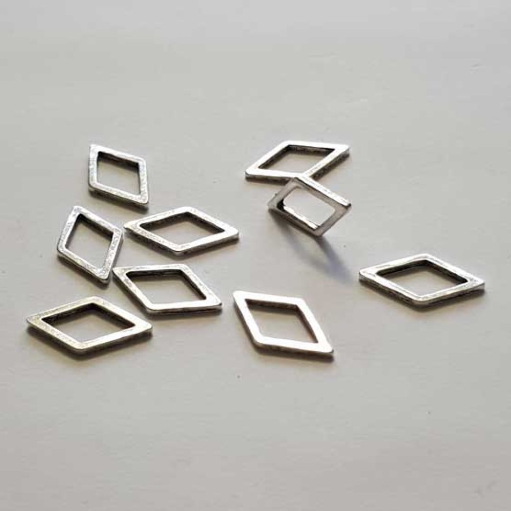 Charm Diversos N°095 Pendente Conector Losange
