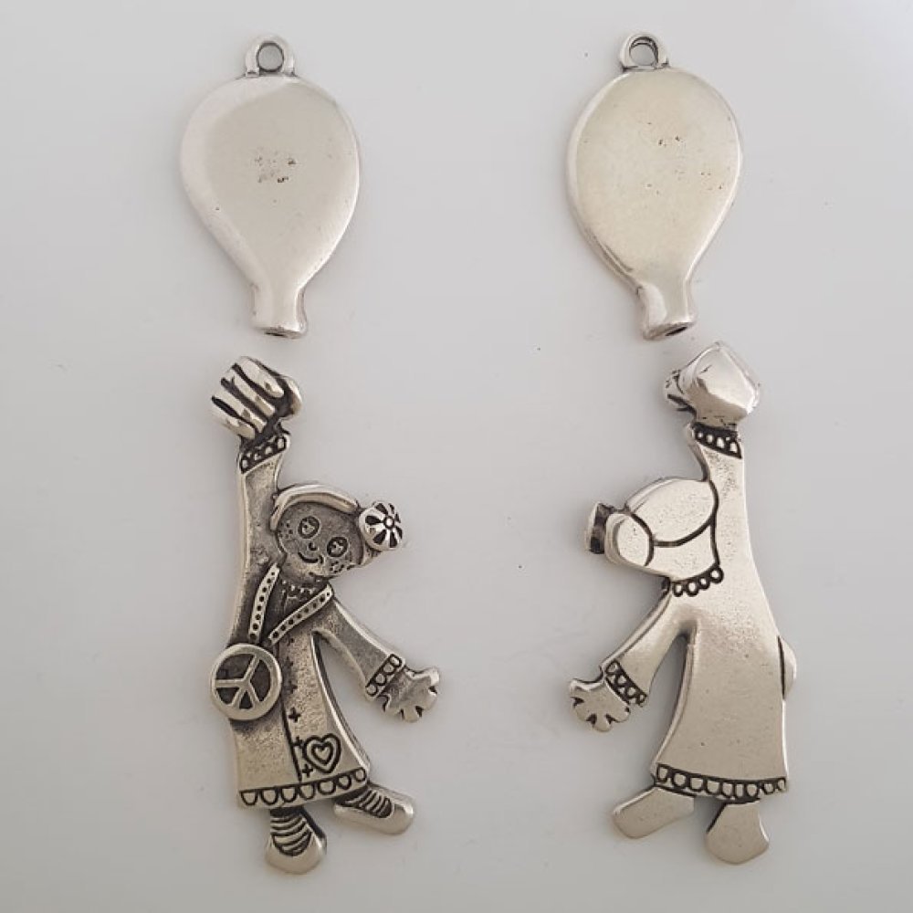 Pendente para criança N°41-02 Zamak (prateado)