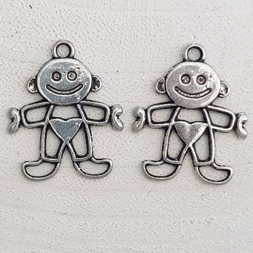 Pendente para criança N°52 Boy Prata