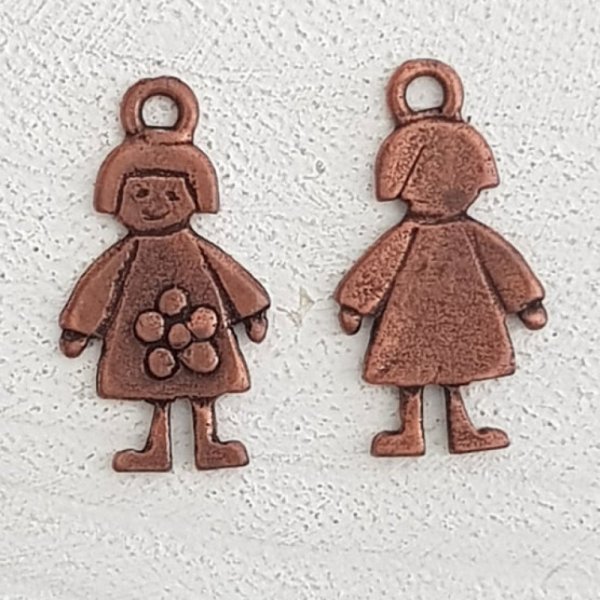 Charm Crian&ccedil;a N&deg;55 Menina Bronze