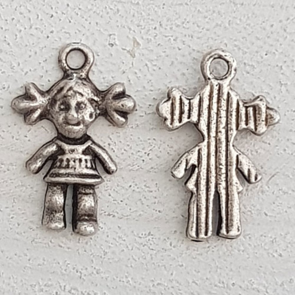 Charm Criança N°57 Menina Prata