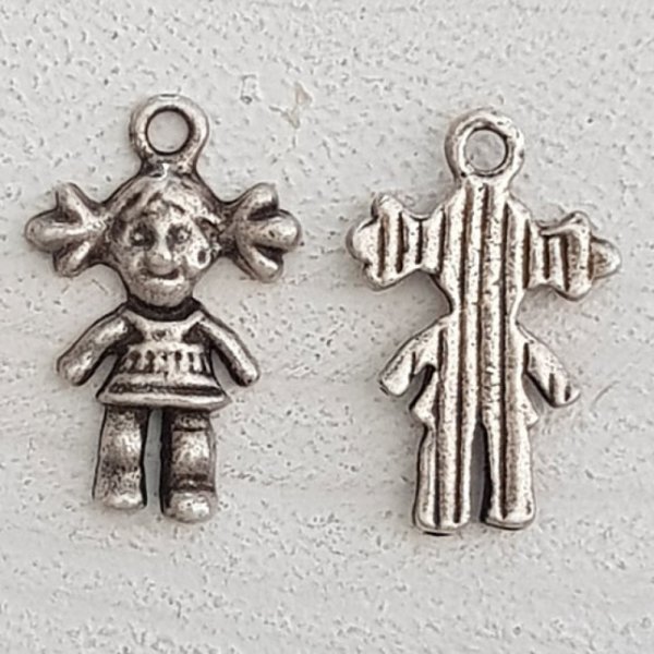 Charm Crian&ccedil;a N&deg;57 Menina Prata