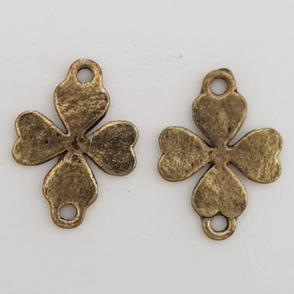 Pendente flor em metal N°072 Cobre