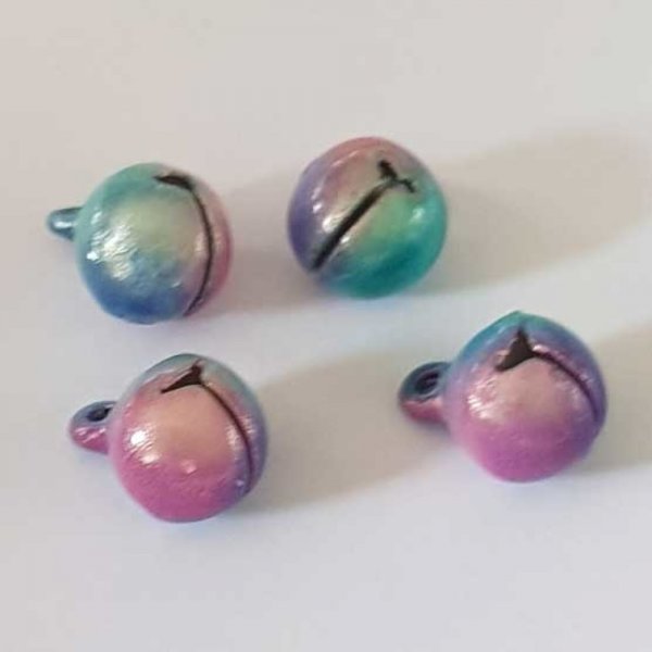 Breloque Grelot Bi-Couleur 11 x 8 mm N&deg;11