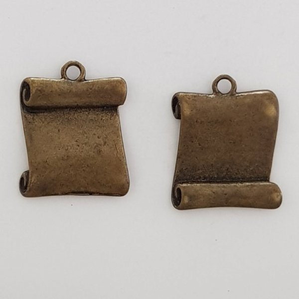 Livro de encantar Pergaminho Grimoire N&deg;02 Bronze