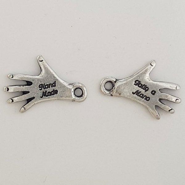 Amuleto de m&atilde;o "MADE HAND" N&deg;03 Prata