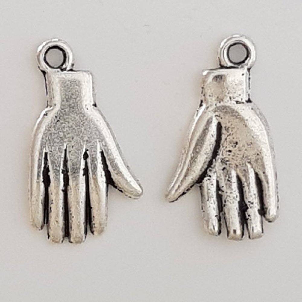 Charm mão N°04 Prata