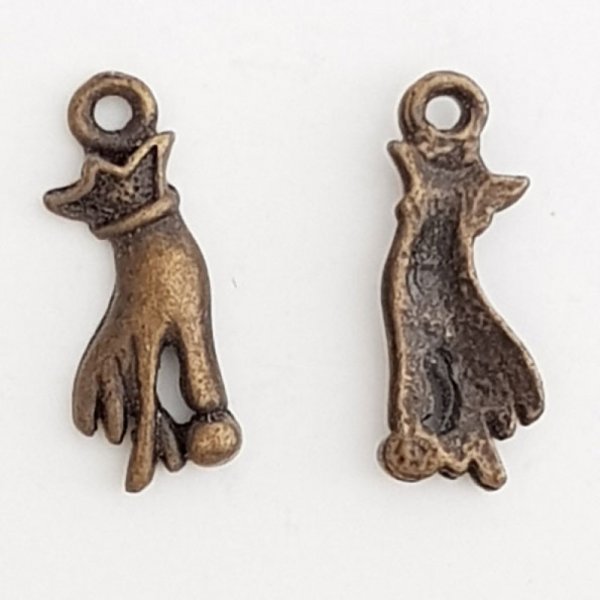 Charm de m&atilde;o N&deg;11 Bronze