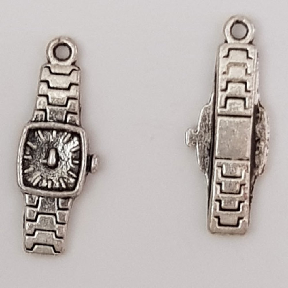 Relógio Charm N°01 Prateado