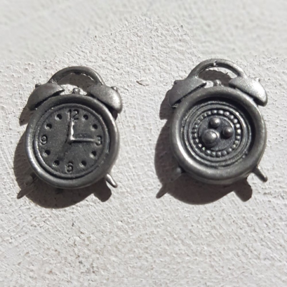 Charm Clockwork N°09 Prata envelhecida
