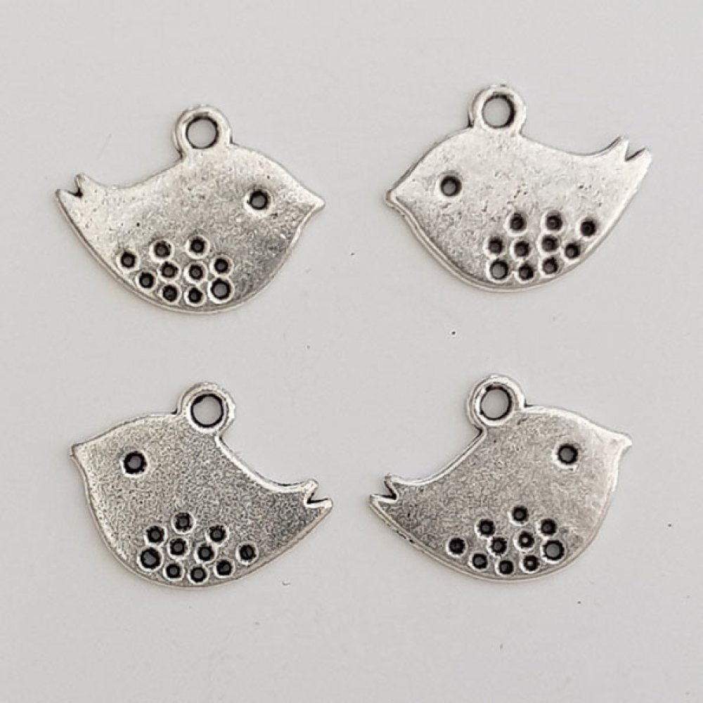 Charm Bird N°02 x 2 peças