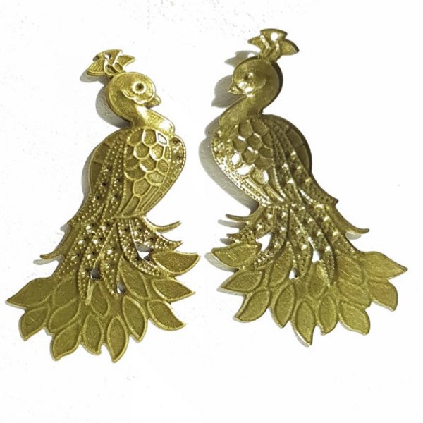 Pendente Peacock Charm em metal bronze-04 Pendente Peacock 