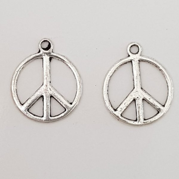 Pendente Peace &amp; Love N&deg;05 Prateado 