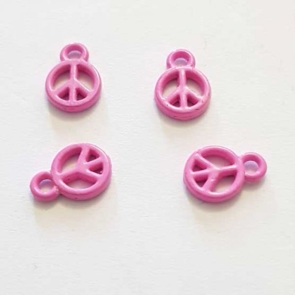 Breloque Peace & Love N&deg;10 Rose