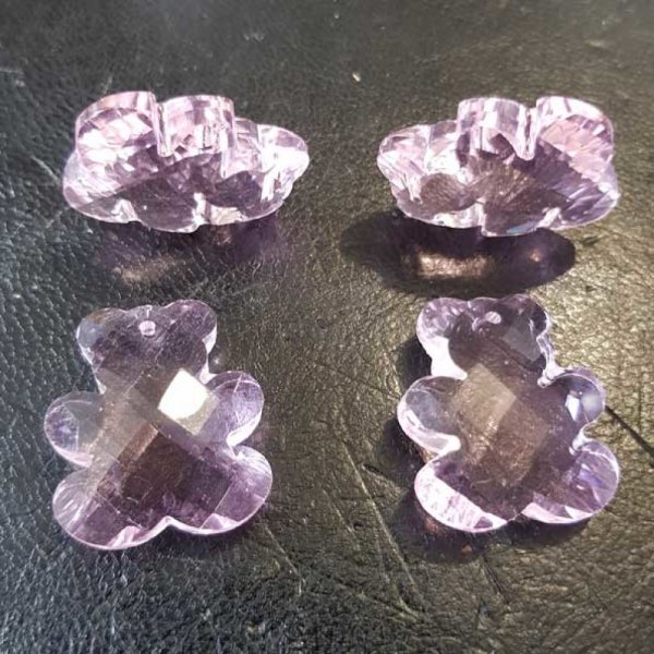 Pendente urso em vidro facetado N&deg;01-01