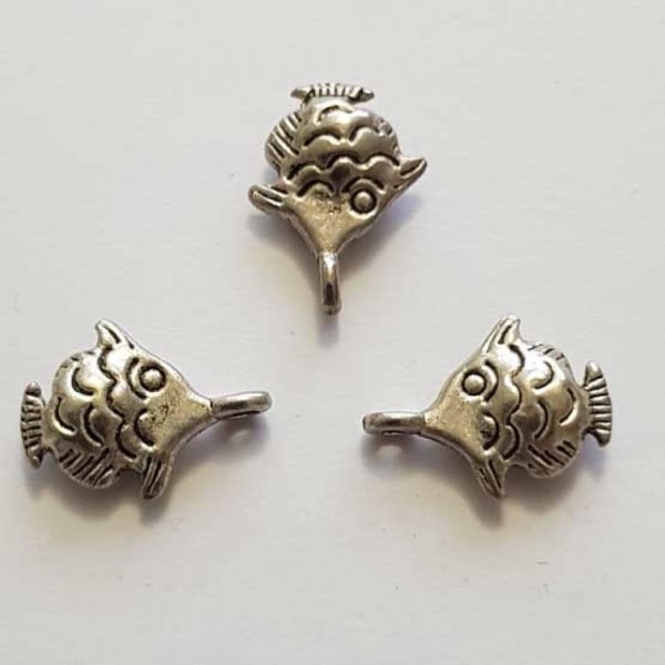 Breloque Poisson N&deg;04 Argent