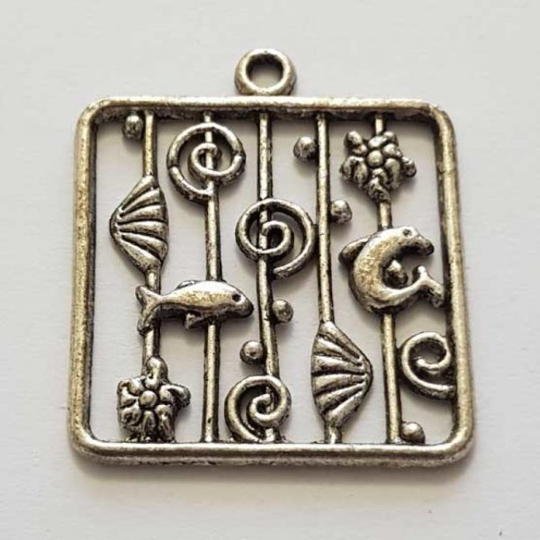 Breloque Poisson N&deg;12 Argent
