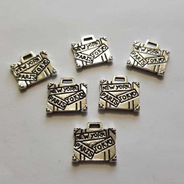 Mala Charm N&deg;26 Mala de viagem Prateada