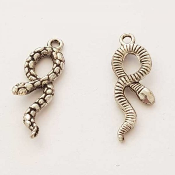 Breloque Serpent N&deg;03 Argent
