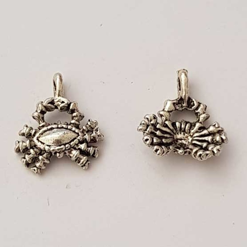 Pendente signo do zodíaco Câncer Prata Metal N°01