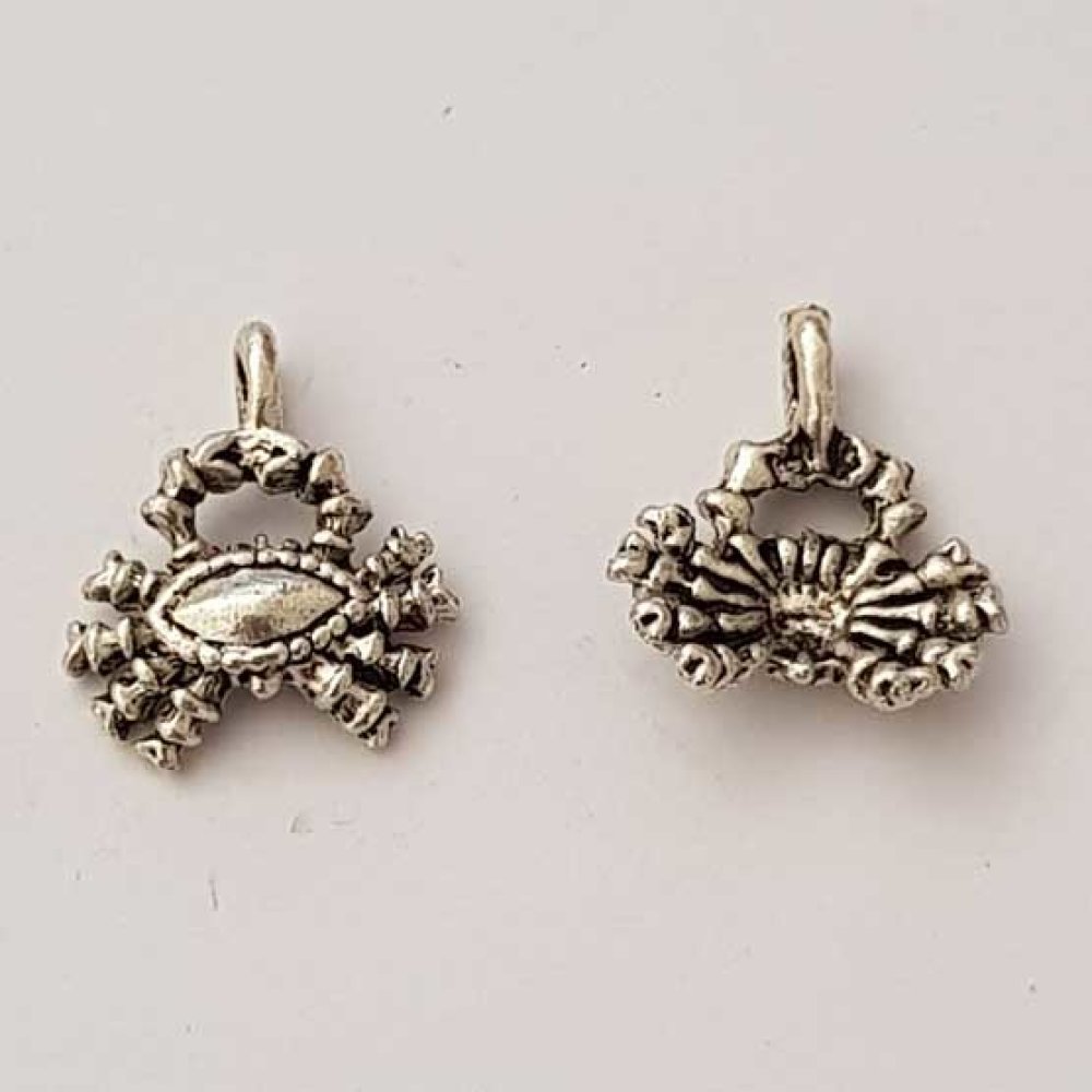 Pendente signo do zodíaco Câncer Prata Metal N°01
