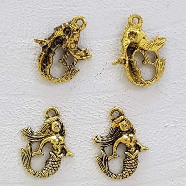 Pendente Sereia Ouro