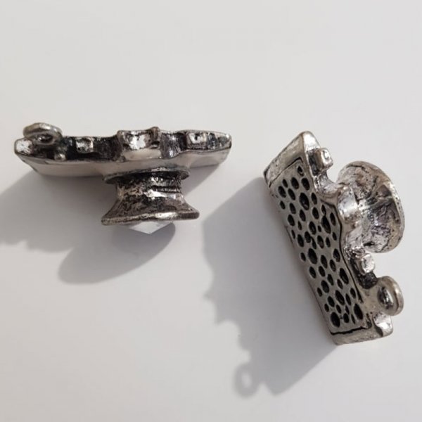 Amuleto de c&acirc;mara N&deg;05 Prateado