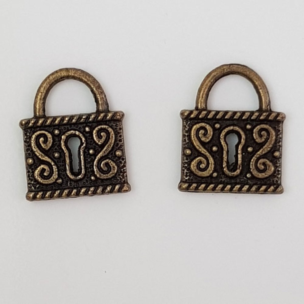 Cadeado de charme N°01 Bronze