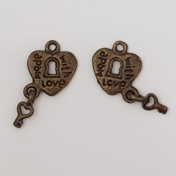 Cadeado de charme N&deg;09 Cobre