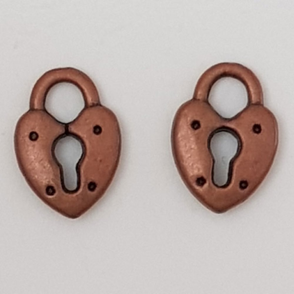 Cadeado de charme N°12 Cobre