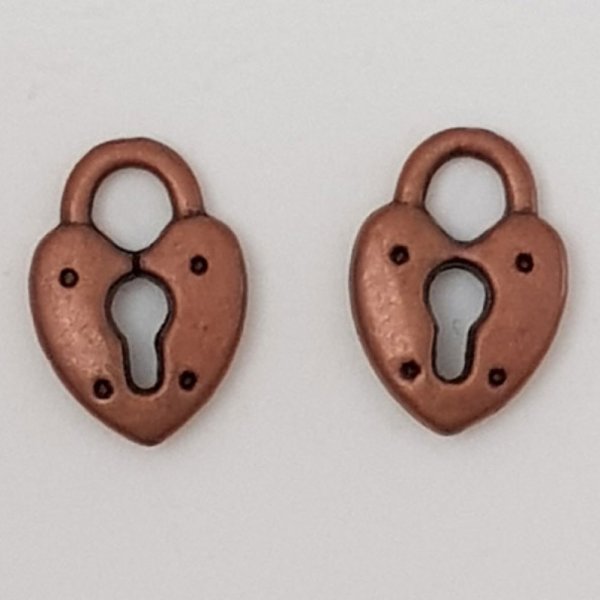 Cadeado de charme N&deg;12 Cobre