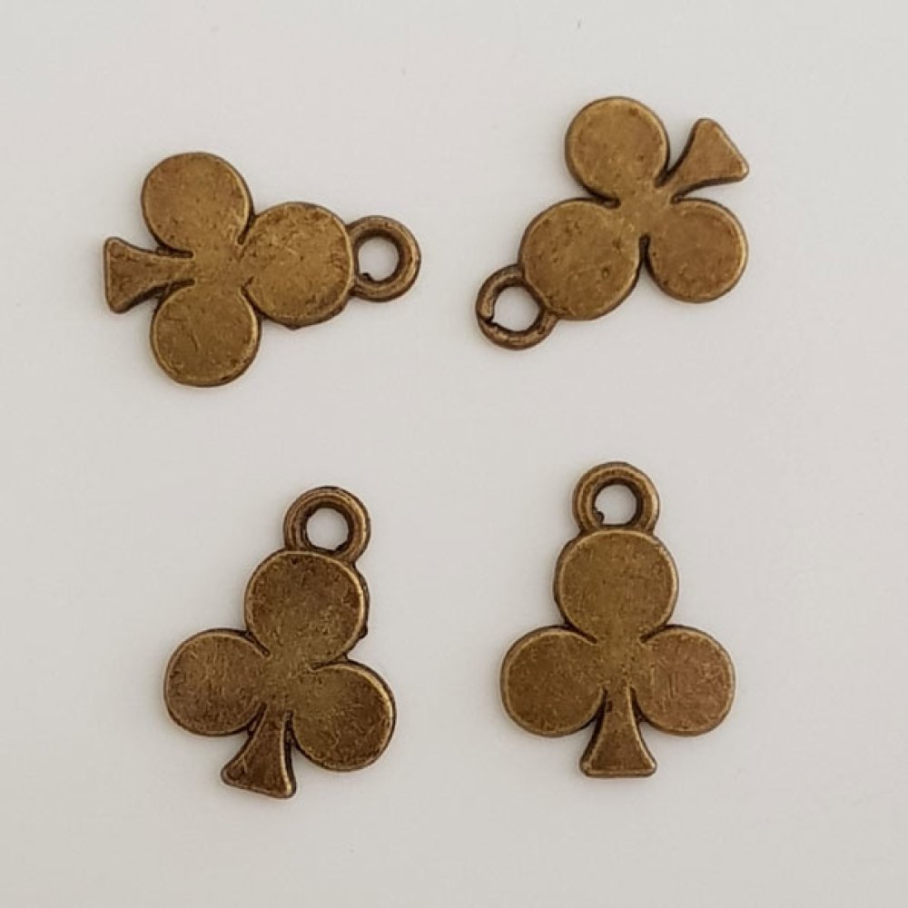 Cartao charme trevo N°03 bronze
