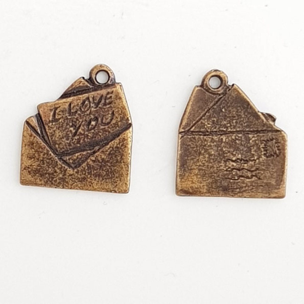 Pendente de envelope N°02 Bronze