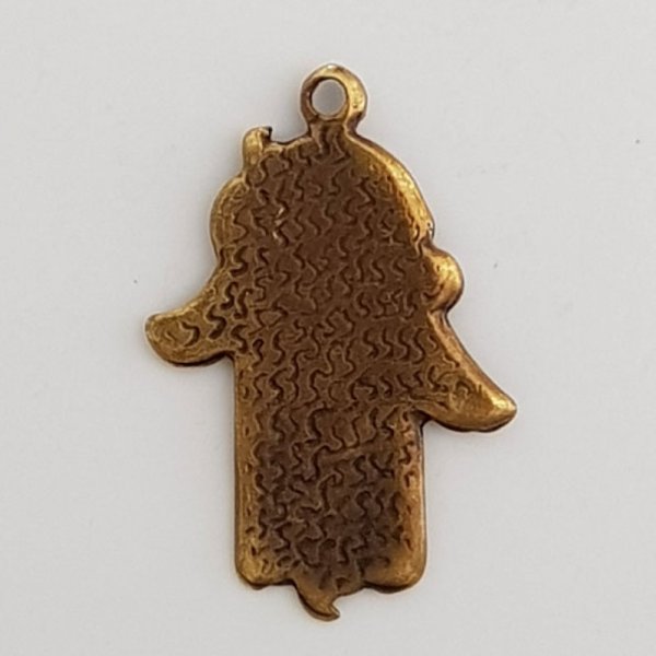 Amuleto de m&atilde;o Hamsa N&deg;03 Bronze