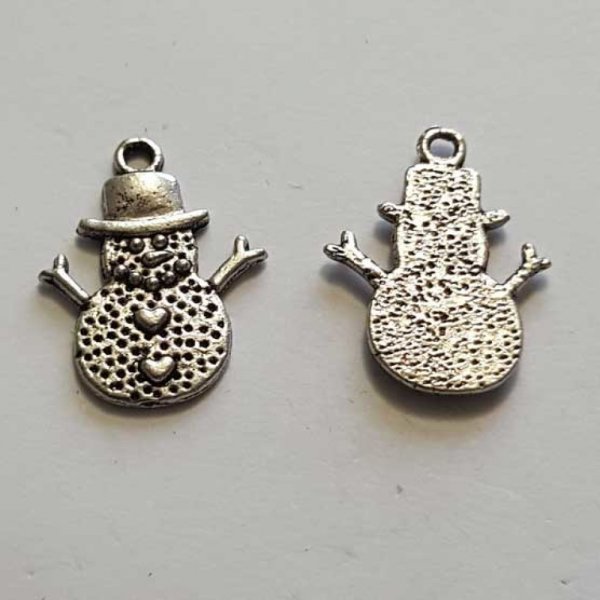 Breloque p&egrave;re no&euml;l N&deg;03 Argent