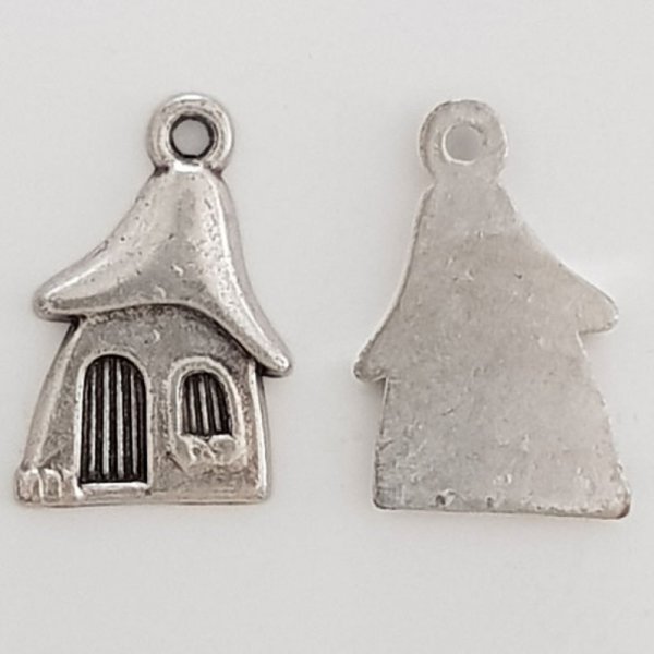 Breloque p&egrave;re no&euml;l N&deg;06 Argent Maison