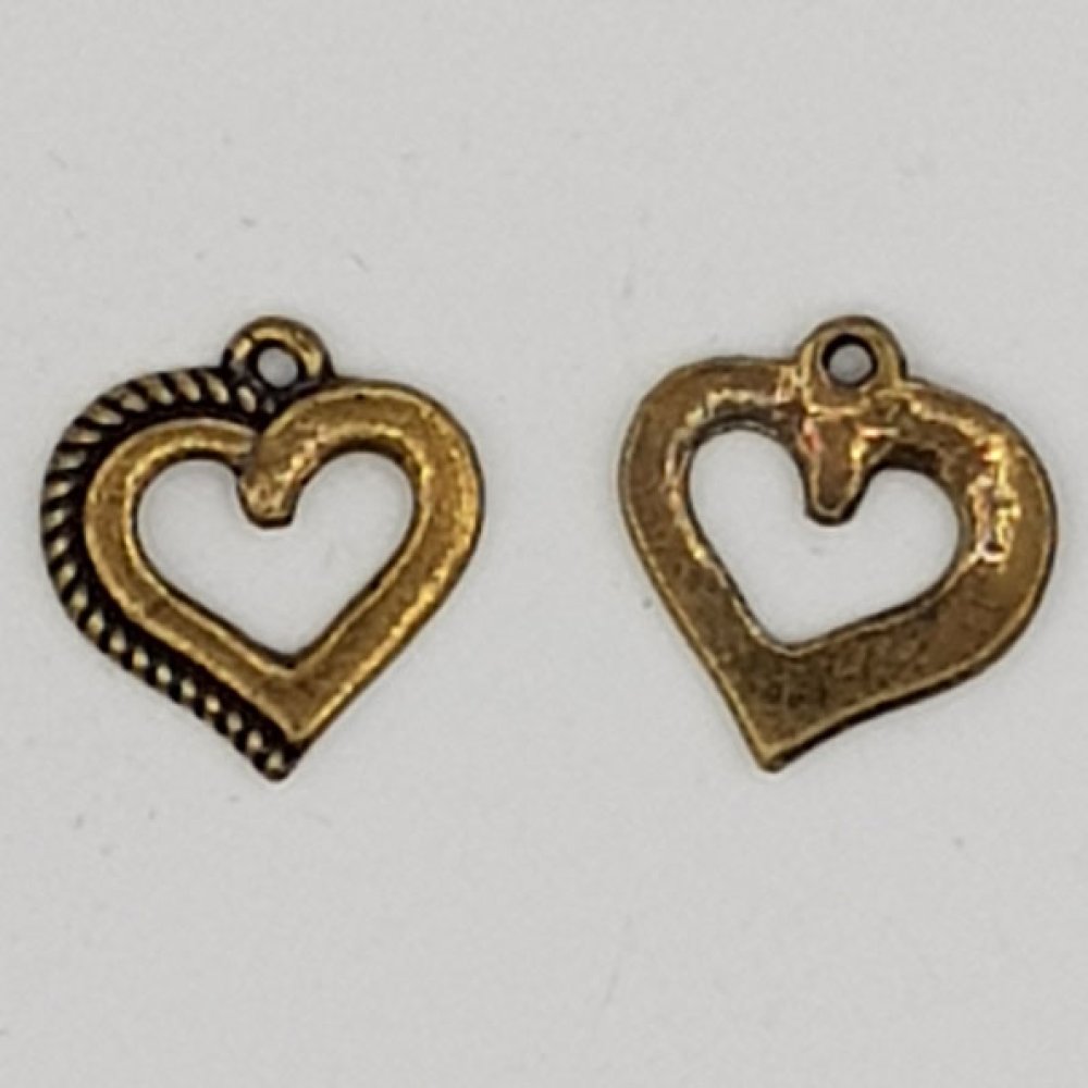Amuletos em forma de coração N°17 V