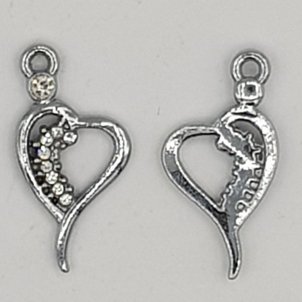 Amuletos em forma de coração N°19