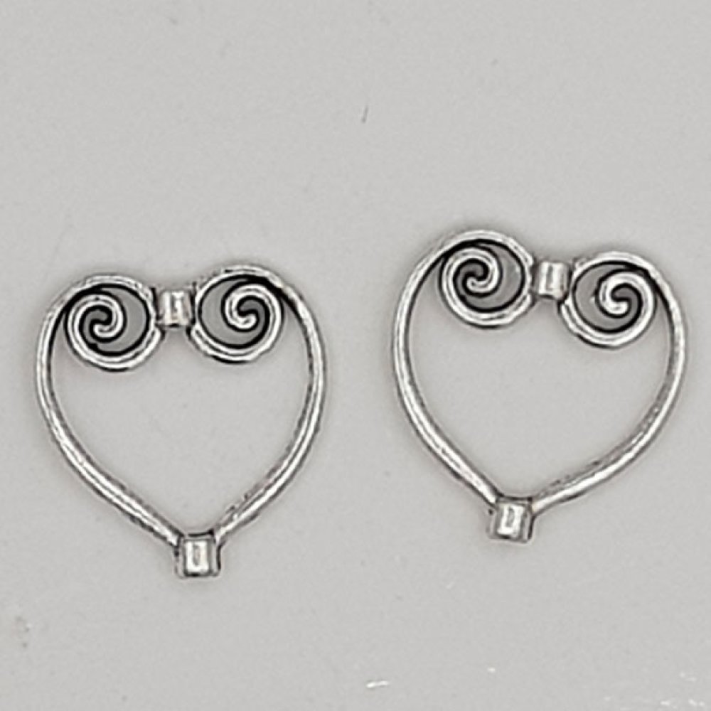 Amuletos em forma de coração N°22
