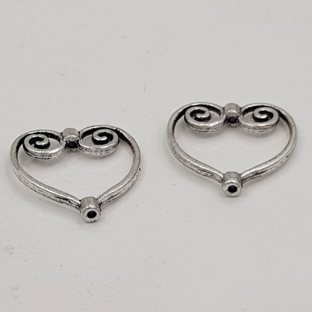 Amuletos em forma de coração N°22