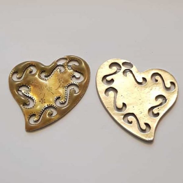 Breloques C&oelig;ur N&deg;85 Jaune 01